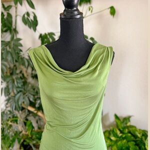 The Limited | Chic Green Silk Top